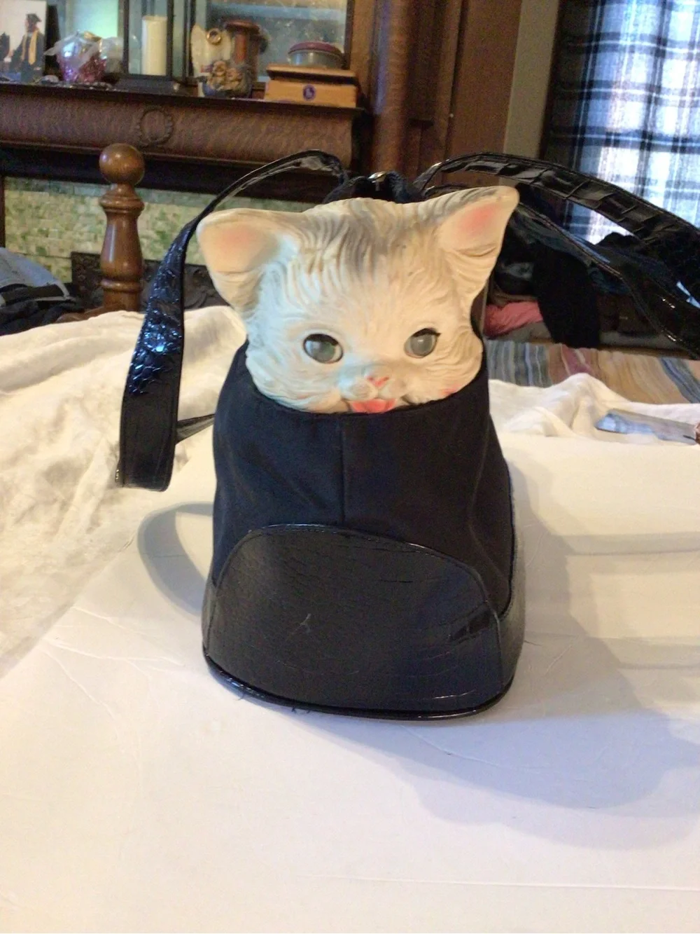 Chelsea Paws black pet carrier.